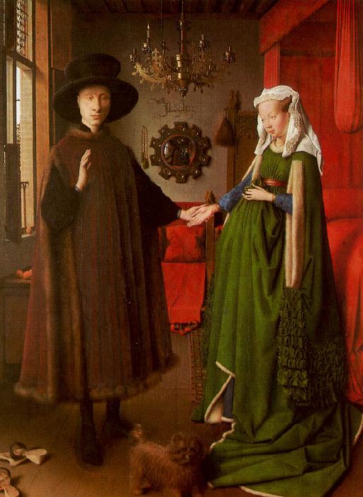 Jan Van Eyck The Arnolfini Marriage oil painting picture